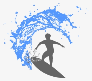 Clipart Wave Surfing - Surfing, HD Png Download, Free Download