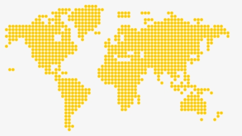 Yellow Dots Png Png Royalty Free Library - World Map Dot Png, Transparent Png, Free Download