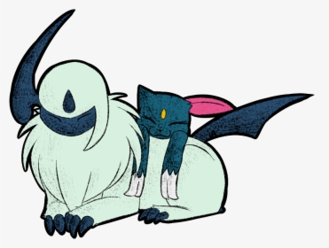 Absol And Sneasel - Cartoon, HD Png Download, Free Download