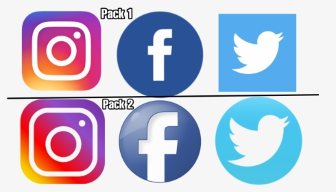 Picture - Facebook And Twitter Icon, HD Png Download, Free Download