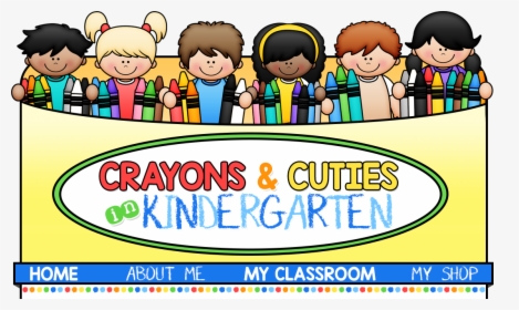 Crayons & Cuties In Kindergarten - Cartoon, HD Png Download, Free Download