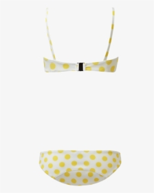 Genevieve Yellow Polka Dot Bonded Bikini - Polka Dot, HD Png Download, Free Download