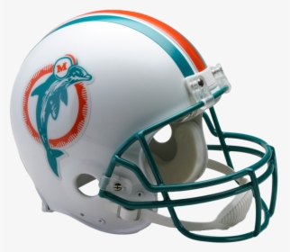 Miami Dolphins Vsr4 Authentic Throwback Helmet - Miami Dolphins Retro Helmet, HD Png Download, Free Download