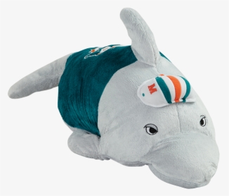 Nfl Miami Dolphins Pillow Pet - Miami Dolphins Pillow Pet, HD Png Download, Free Download