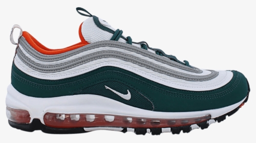 Air Max 97 Gs "miami Dolphins - Air Max 97 Orange Green White, HD Png Download, Free Download