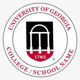 Uga Logo Png- - University Of Ga Seal, Transparent Png, Free Download