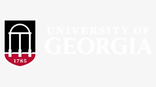 University Of Georgia Reversed Color And White Logo - Transparent University Of Georgia Logo, HD Png Download, Free Download