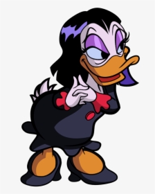 Duck Tales Nes Png Cover - Black Duck Cartoon Character, Transparent Png, Free Download