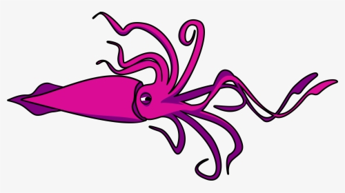 Cartoon Squid Clipart - Squid Clip Art, HD Png Download, Free Download