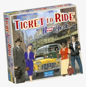 Ticket To Ride New York Board Game, HD Png Download, Free Download