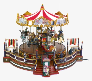 Carousel Png Free Pic - Mr Christmas Classic Carousel, Transparent Png, Free Download