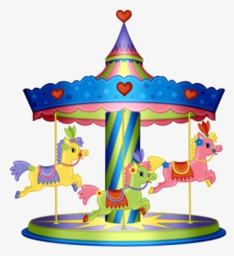 Transparent Carousel Clipart - Child Carousel, HD Png Download, Free Download