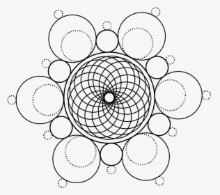 Sacred Geometry Vector Illustrations Vol 3 Black-05 - Sacred Geometry Vector Png, Transparent Png, Free Download