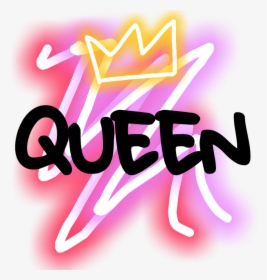 #neon #queen #crown #queencrown #neonqueen #neoneffect - Queen Neon Crown Png, Transparent Png, Free Download