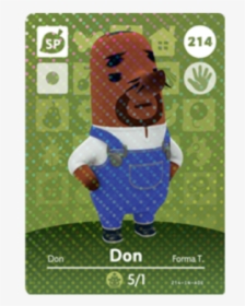 Dom214 - Animal Crossing Rover Amiibo Card, HD Png Download, Free Download