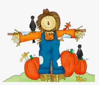 Transparent Fall Festival Clipart - Scarecrow And Pumpkin Clipart, HD Png Download, Free Download