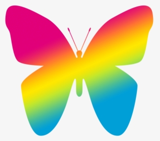 Lgbt Png Clipart - Butterfly Lgbt, Transparent Png, Free Download