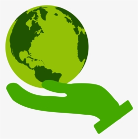 Plant,green,globe - Go Green Earth Logo, HD Png Download, Free Download