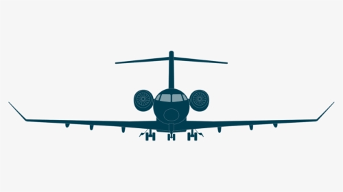 Challenger 350 Front View - Global 6000 Front View, HD Png Download, Free Download