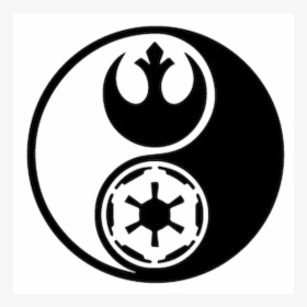 Star Wars Ying Yang Vinyl Decal Sticker  size Option - Star Wars Vinyl Decal, HD Png Download, Free Download