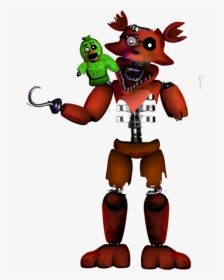 Fnaf Stylized Withered Foxy Png Foxy Withered Fnaf - Fnaf Unwithered Foxy, Transparent Png, Free Download