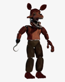 Foxy Transparent Normal - Fnaf Fixed Nightmare Foxy, HD Png Download, Free Download