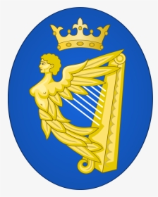 The Heraldic Badge Of Ireland, Created During The Tudor - Kingdom Of Ireland Flag, HD Png Download, Free Download