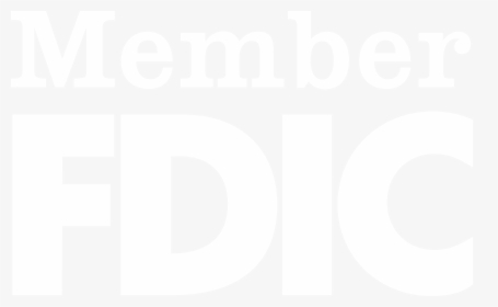 Member Fdic Logo White, HD Png Download, Free Download