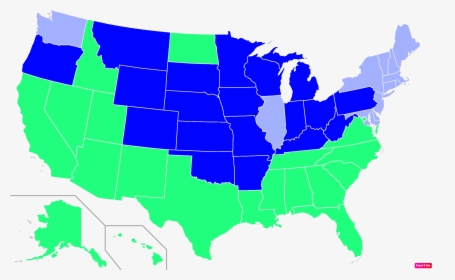 Irish Protestants By State - Death Penalty States, HD Png Download, Free Download