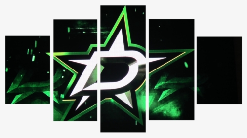 Hd Printed Dallas Stars Logo 5 Piece Canvas - Pink Floyd Logo Png, Transparent Png, Free Download