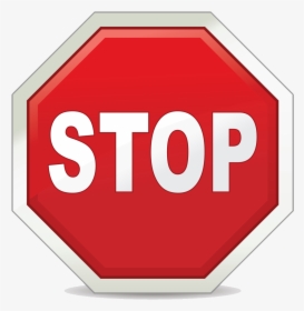 High Res Stop Sign Final - Common Signs On The Road, HD Png Download, Free Download