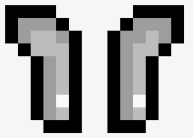 Minecraft Iron Boots Upside Down, HD Png Download, Free Download