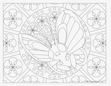Pokemon Coloring Pages Adult Abra, HD Png Download, Free Download