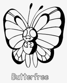 Butterfree Coloring Pages - Can T Believe It's Not Butterfree, HD Png Download, Free Download