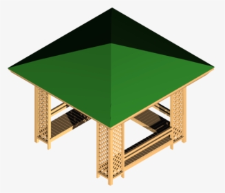 Gazebo 3ds Max Model - Plywood, HD Png Download, Free Download