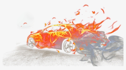 #ftestickers #sccar #car #flames - Illustration, HD Png Download, Free Download