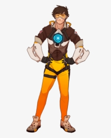Male Tracer Overwatch just A Sketch, I Have A Thing - Tracer As A Man, HD Png Download, Free Download