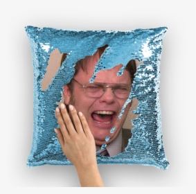 Dwight Schrute Sequin Pillow - Danny Devito As Mr Clean, HD Png Download, Free Download