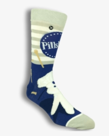 Pillsbury Doughboy Socks By Odd Sox"  Class= - Sock, HD Png Download, Free Download