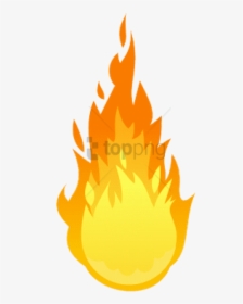 Fire Emoji Transparent Png - Cartoon Transparent Fire Gif, Png Download, Free Download