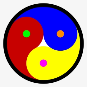 Buddhist Symbols Yin Yang Clipart , Png Download - Yin Yang Yuan Symbol, Transparent Png, Free Download