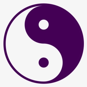 Area,purple,text - Yin Yang Purple Png, Transparent Png, Free Download