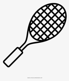 Tennis Racquet Coloring Page, HD Png Download, Free Download