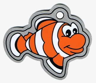 Cachekinz Trackable Clown Fish Geocaching Travel Tag, HD Png Download, Free Download