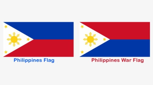 Bandera Filipinas Guerra Paz - War Flag Of The Philippines, HD Png Download  - kindpng