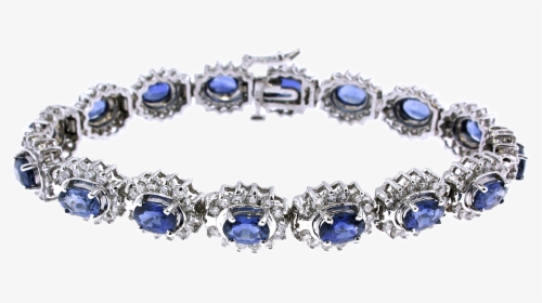 Transparent Diamond Bracelet Png - Blue Sapphire Bangle Transparent Background, Png Download, Free Download