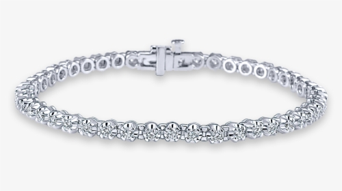 Graduated Diamond Tennis Bracelet - Silver Diamond Braclet Png, Transparent Png, Free Download