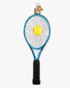 Tennis Racquet Old World Glass Ornament - Racketlon, HD Png Download, Free Download