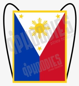 Sun, And Three Stars, And "anthem Phoodies Bag - Philippine Flag For Printing, HD Png Download, Free Download