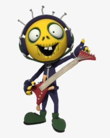 Zombill Playing His Guitar - Zombie Dumb Png, Transparent Png, Free Download